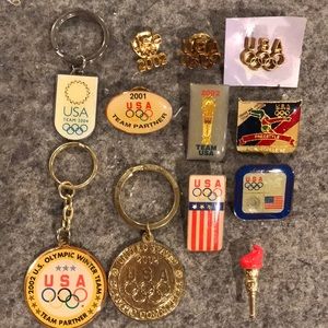 Olympic Pin & Keyring Souvenirs